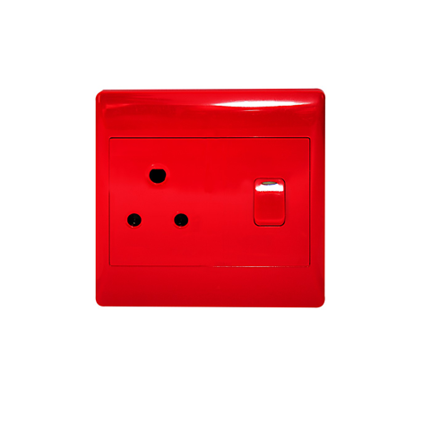 16A DEDICATED SWITCHED SOCKET RED