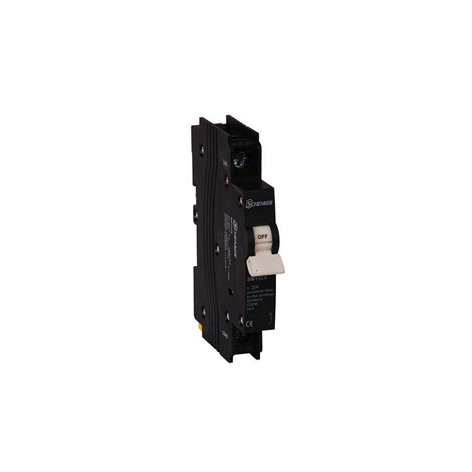 20A 1P AC MINI RAIL SCHENKER MCB 3KA C-CURVE