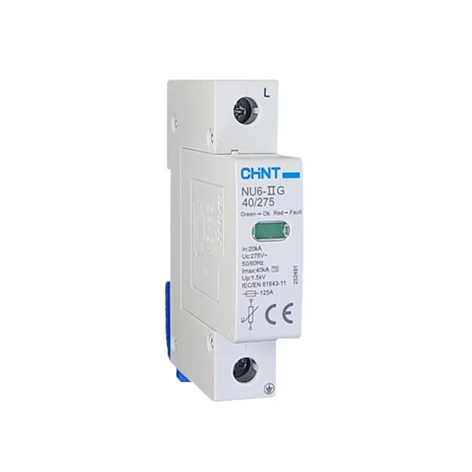 1P AC DIN CHINT SURGE ARRESTOR 40KA 275V