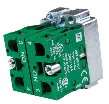 2 N/O CONTACT BLOCK