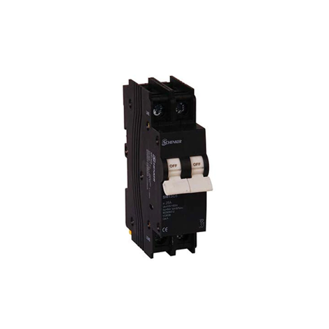 63A 2P AC MINI RAIL SCHENKER MCB 3KA C-CURVE