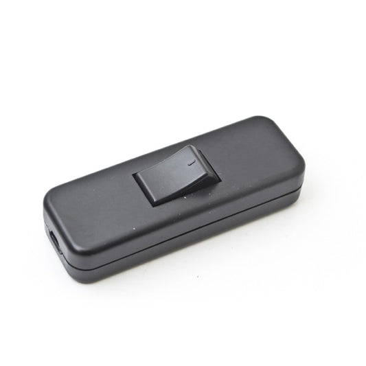 IN-LINE BLACK ROCKER SWITCH 2A