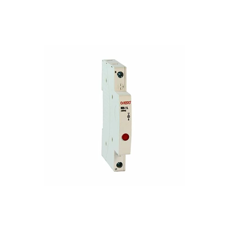 RED LED INDICATOR - DIN RAIL 230V