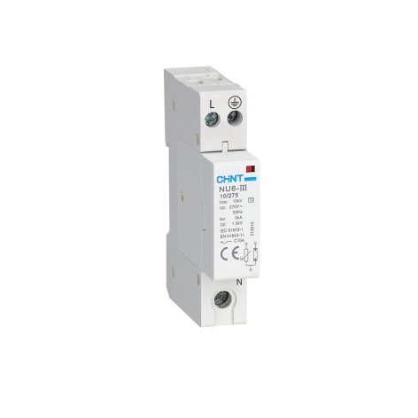 1P AC DIN CHINT SURGE ARRESTOR 60KA 385V