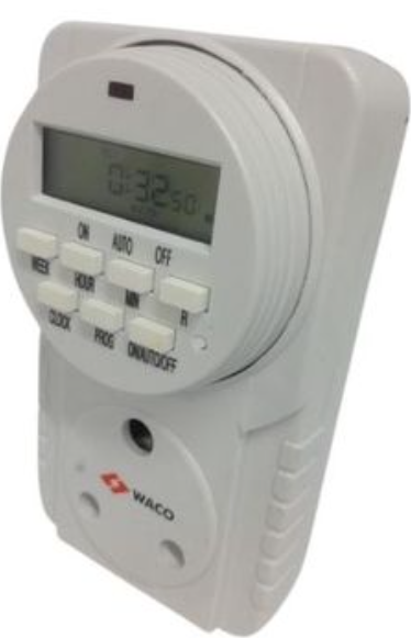 WACO PLUG IN DIGITAL TIME SWITCH 16A 3P